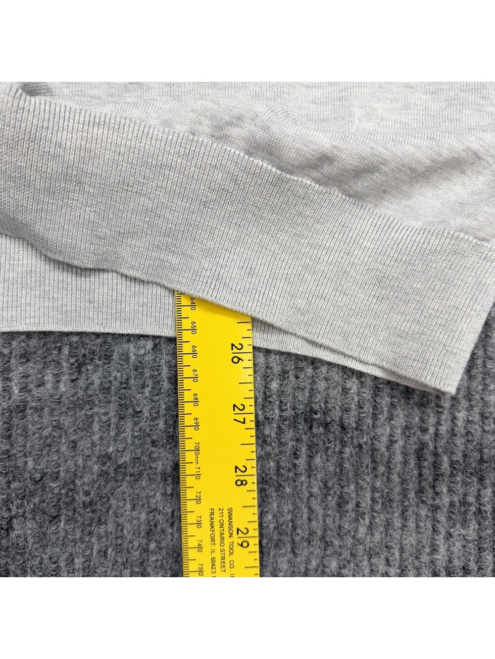 SuitSupply Polo Shirt Mens Large Gray Grey Silk Cotton Short Sleeve Stretch - Picture 6 of 9